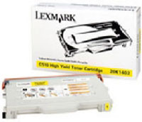 Lexmark C510 Yellow High Yield Toner Cartridge (20K1402)